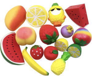 Balle anti-stress fruits